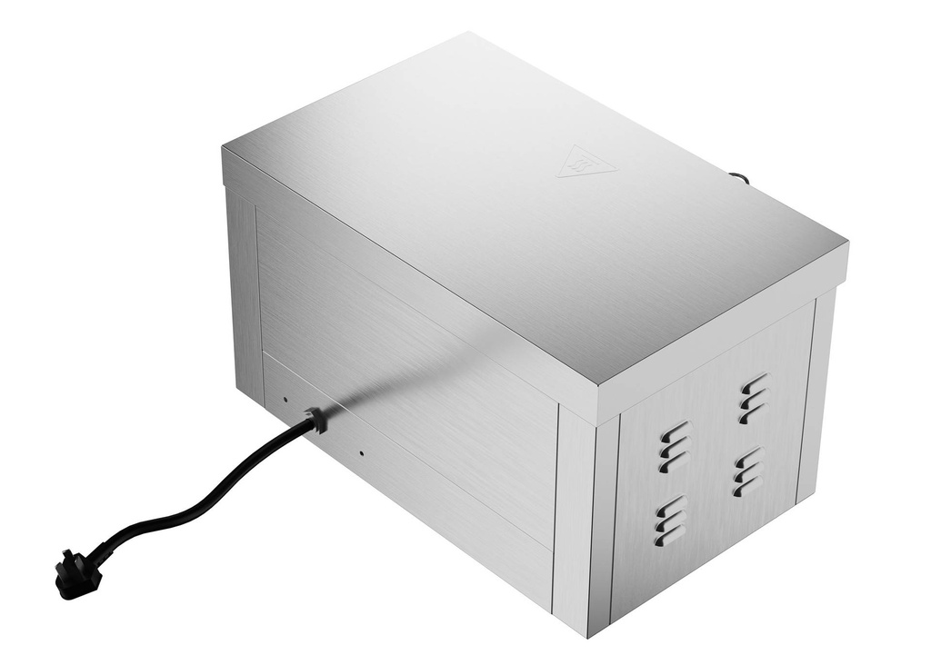 Salamander Toaster 1 aus Edelstahl, 440 x 280 x 275 mm