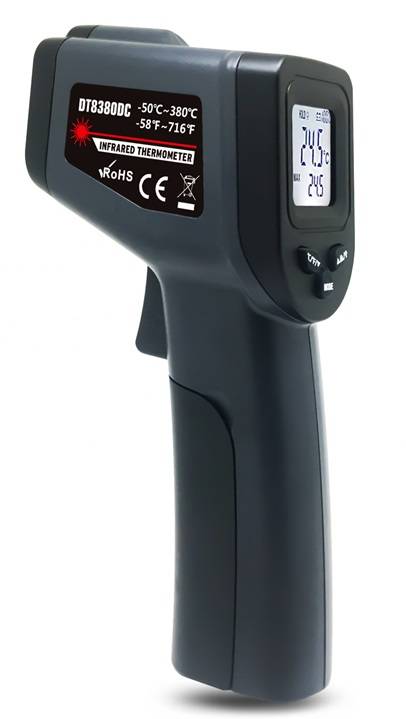 Infrarot-Thermometer aus Kunststoff, blau