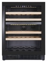 Weinkühlschranke Dual Zone, 119 L, 595 x 570 x 820 mm, schwarz