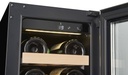 Weinkühlschranke Single, 50 L, 295 x 570 x 820 mm, schwarz