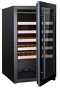 Weinkühlschranke Single, 118 L, 485 x 600 x 820 mm, schwarz
