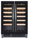 Weinkühlschranke Dual Zone, 100 L, 595 x 570 x 820 mm, schwarz