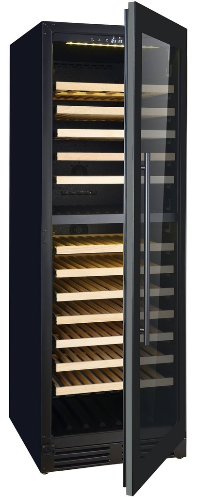 Weinkühlschranke Dual Zone, 379 L, 595 x 710 x 1720 mm, schwarz