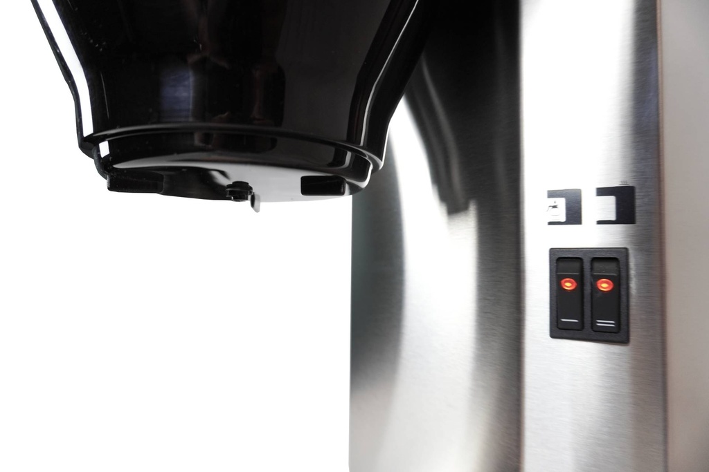 Kaffeemaschine inkl. 2 aus Edelstahl, 1.8 L, 205 x 405 x 455 mm