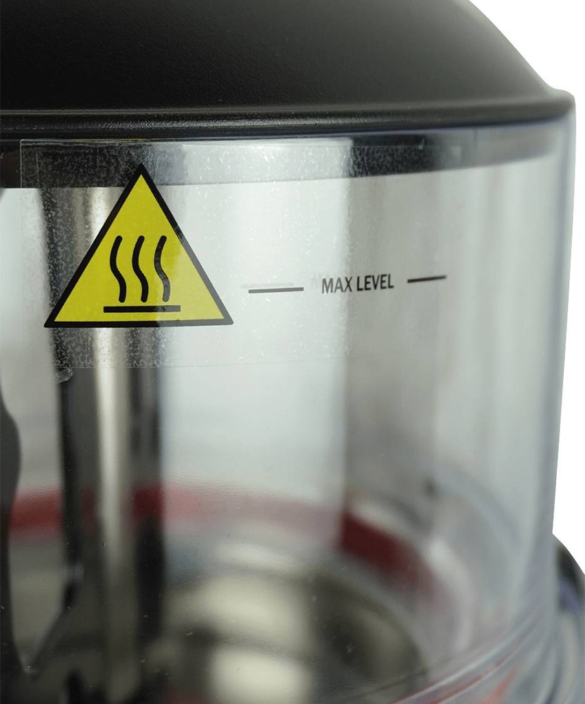Dispenser für Heiße, 5 L, 280 x 410 x 465 mm, 5 L, schwarz