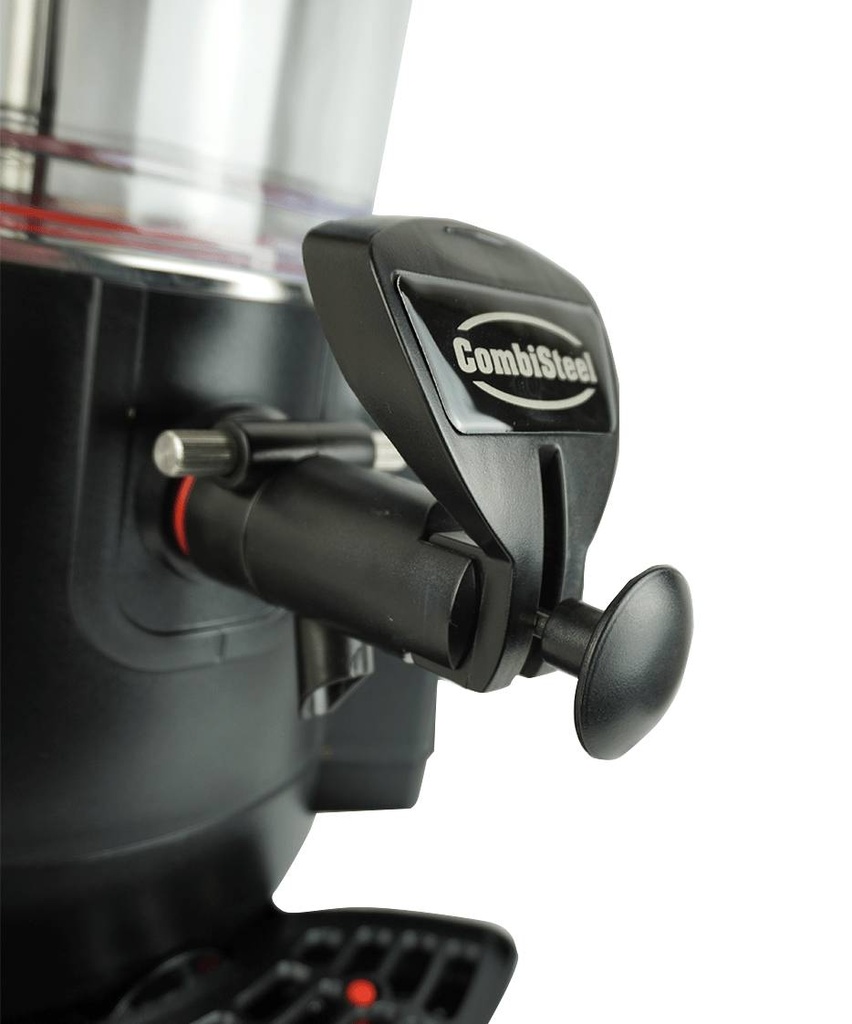Dispenser für Heiße, 10 L, 280 x 410 x 580 mm, 10 L, schwarz
