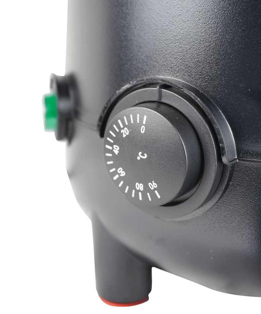 Dispenser für Heiße, 10 L, 280 x 410 x 580 mm, 10 L, schwarz