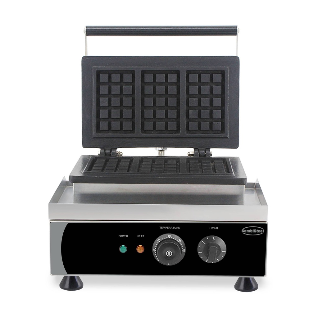 Waffeleisen 3ST aus Edelstahl, 380 x 350 x 465 mm