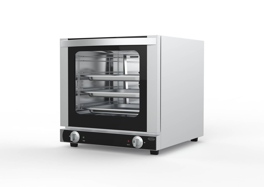 Elektro Konvektionsofen, 4 x 2/3 GN, 495 x 605 x 501 mm, 45 L