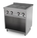 Entry 700 aus Edelstahl, 800 x 700 x 941 mm