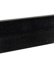 Pizzatisch 3 Türen aus Edelstahl, schwarz / edelstahl