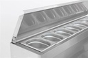 Kühlsaladette 3 Türen, 1365 x 700 x 970 mm, 392 L