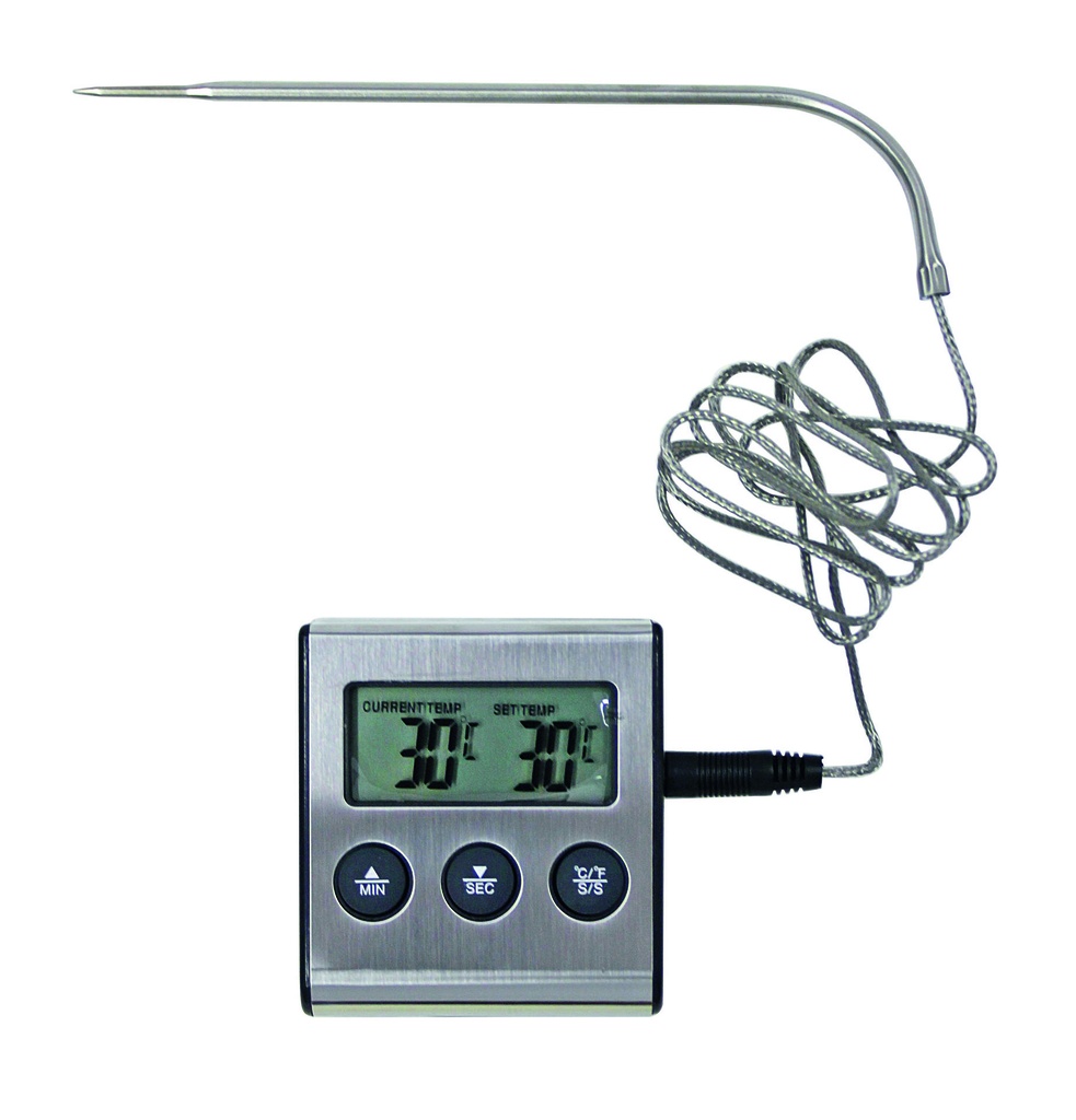 Digitales Einstichthermometer aus Edelstahl, -26 °C bis +250 °C