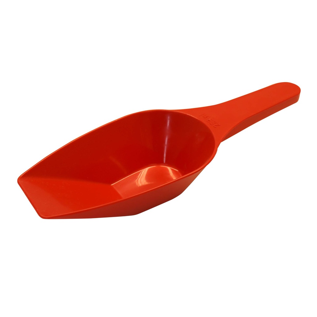 Meßschaufel aus PP, 260 mm, rot