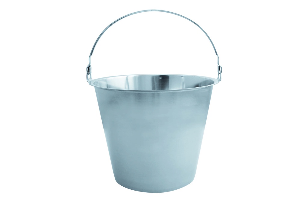 Eimer aus Edelstahl, 10,0 L