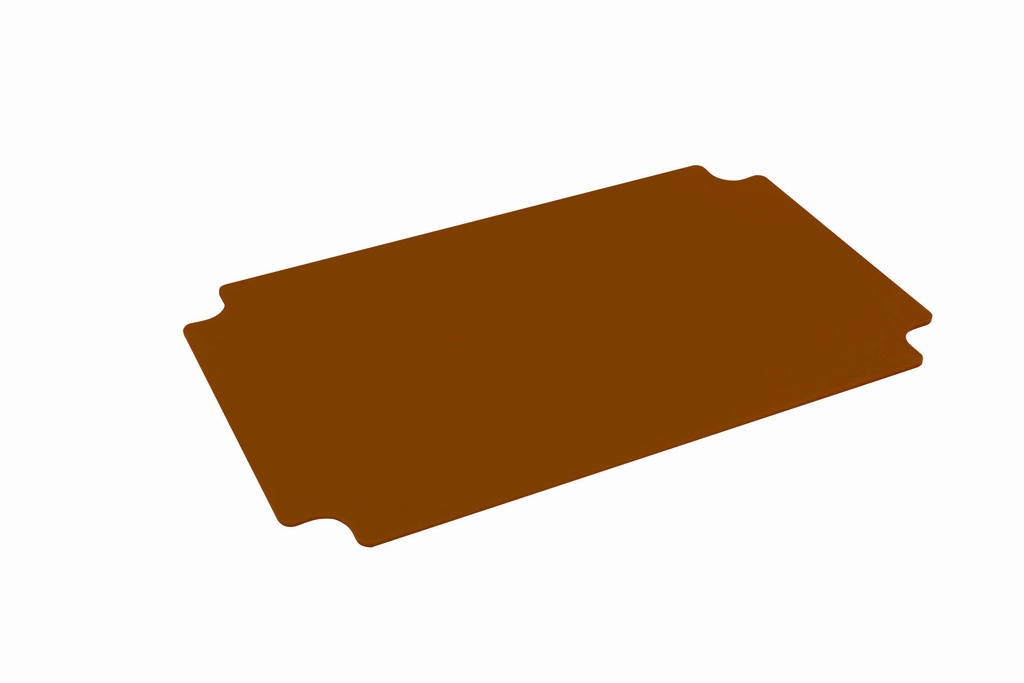 Ersatz-Schneidebrett aus Hochdruck-Polyethylen, 530x325 mm, braun