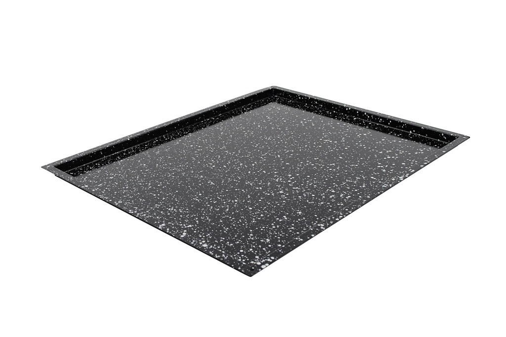 Backblech GN 2/1, Granit-Emaille, 650 x 530 x 20 mm