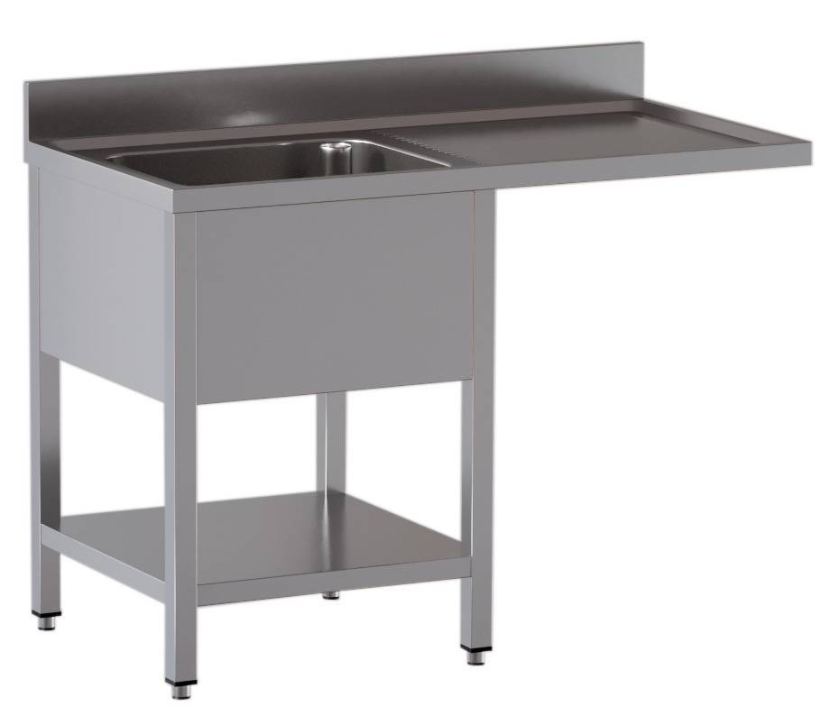 Spülzentrum ECO 12x7 mit 1 Becken links