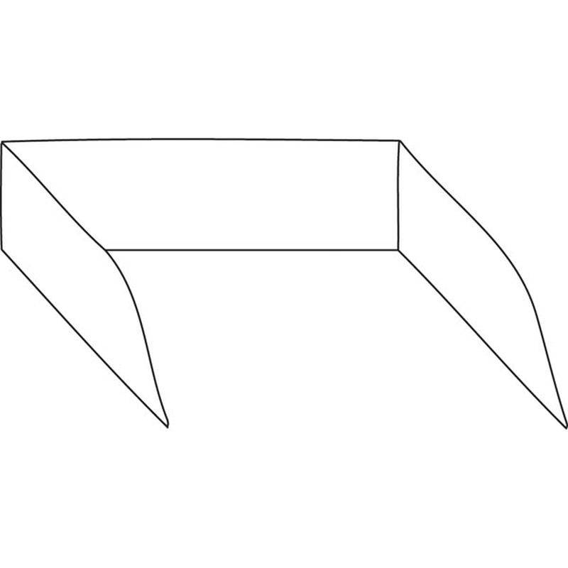 KBS Spritzschutz für Grillplatten mit 120 cm Breite