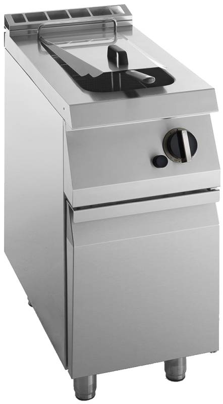 KBS Gas-Fritteuse 1 Becken 10 L. Standgerät 10kW