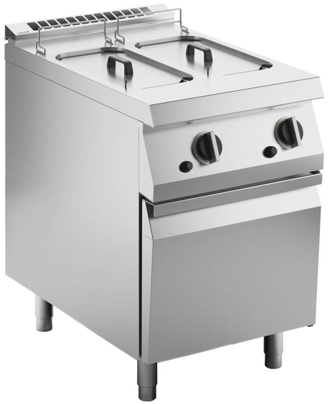 KBS Gas-Fritteuse 2 Becken 10 L Standgerät 20kW
