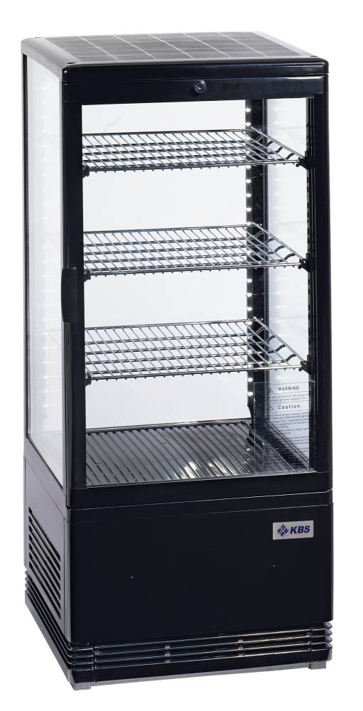 KBS Tischkühlvitrine RT-78 G LED (schwarz)