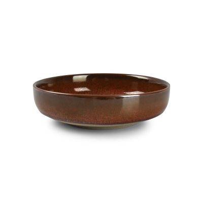 Schale Tapa aus Porzellan, Ø 16 cm, H 4,5 cm, rot