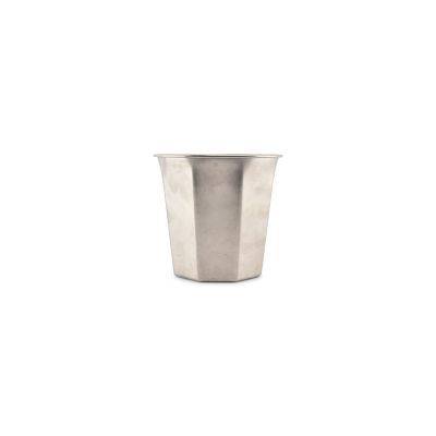 Eiseimer Bar aus Edelstahl, ø 13,5 cm, H 12,5 cm, antiksilber