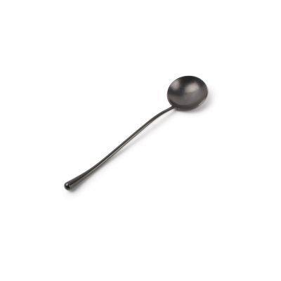 Esslöffel matt Revive aus Edelstahl, 20,5 cm, schwarz