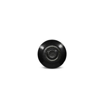 Untertasse Ovio, 14 cm, schwarz