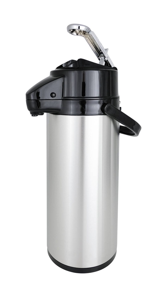 SARO Edelstahl Isolierpumpkanne (innen Glas)