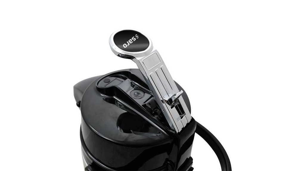 SARO Edelstahl Isolierpumpkanne (innen Glas)