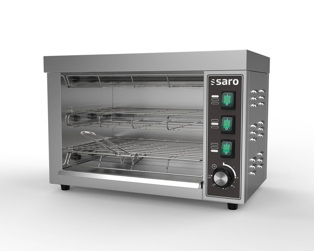 SARO Doppelter Quarzröhren-Toaster Modell ALIVA