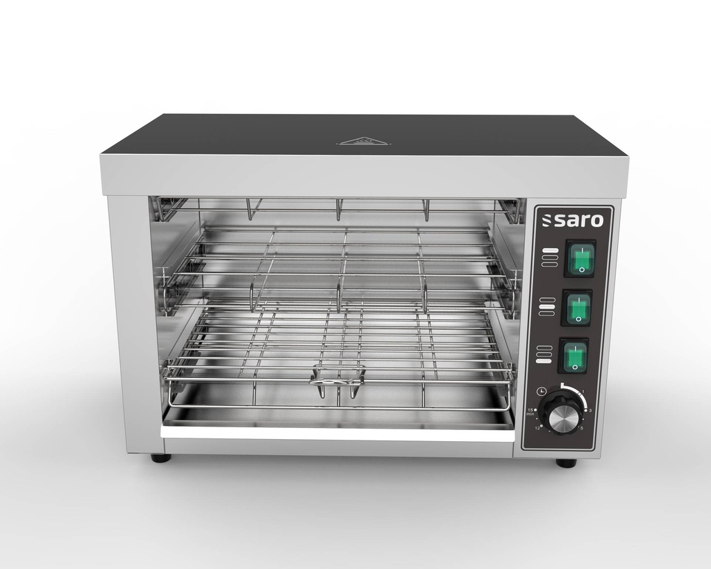 SARO Doppelter Quarzröhren-Toaster Modell ALIVA