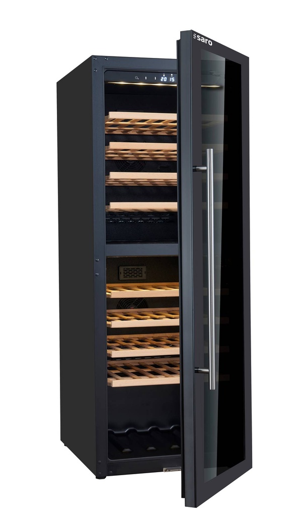 SARO Weinlagerschrank, 77 Flaschen, 2 Zonen, WK 77 D
