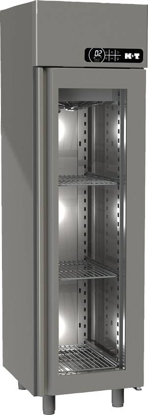 K+T Umluftkühlschrank GN 1/1, mit Glastüre, steckerfertig