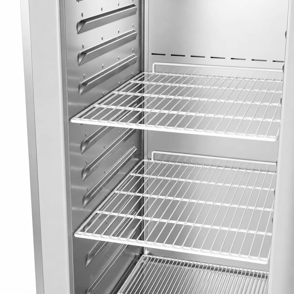 Kühlschrank 1 Tür aus Edelstahl, 560 L, 740 x 875 x 2090 mm