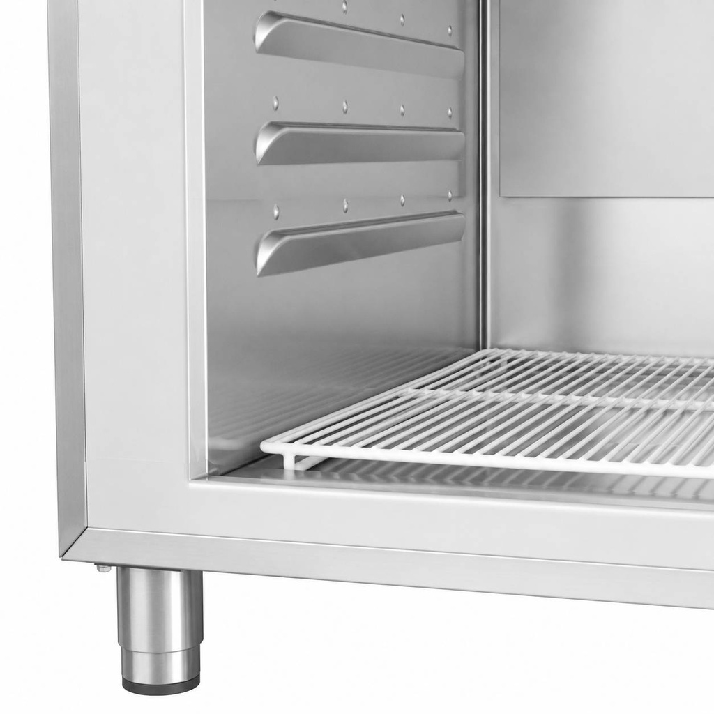 Kühlschrank 1 Tür aus Edelstahl, 560 L, 740 x 875 x 2090 mm