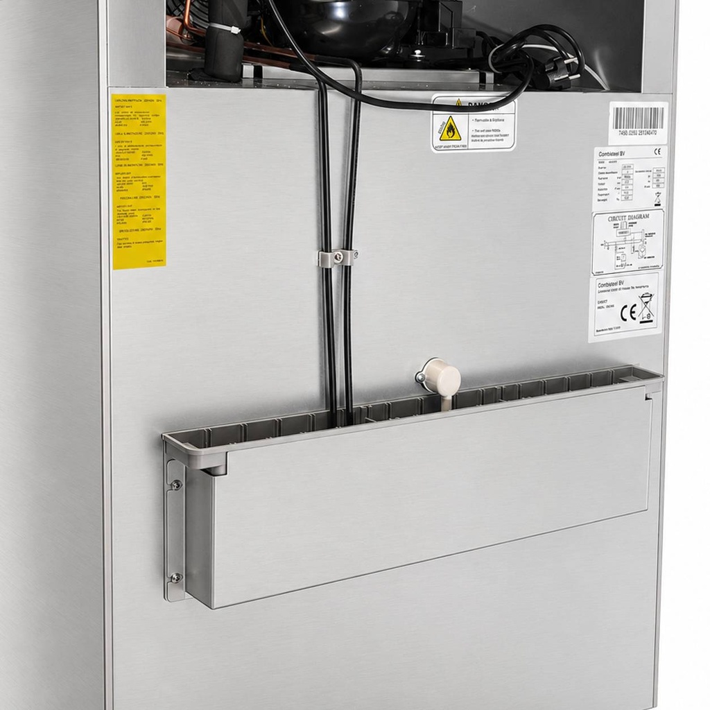 Kühlschrank 1 Tür aus Edelstahl, 560 L, 740 x 875 x 2090 mm