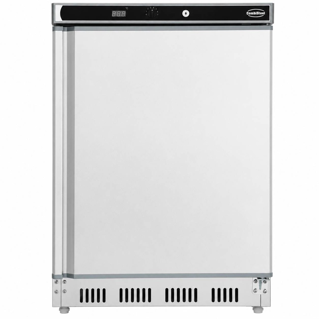 Kühlschrank 1 aus Edelstahl, 600 x 585 x 845 mm, 130 L