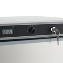 Kühlschrank 1 aus Edelstahl, 600 x 585 x 845 mm, 130 L