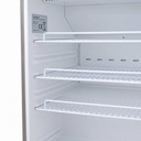 Kühlschrank 1 aus Edelstahl, 600 x 585 x 845 mm, 130 L