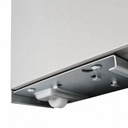Kühlschrank 1 aus Edelstahl, 600 x 585 x 845 mm, 130 L