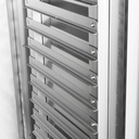 Bankett Wagen Warm aus Edelstahl, 17 x 2/1 GN, 720 x 900 x 1763 mm