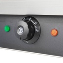 Kontaktgrill Panini aus Edelstahl, 440 x 410 x 190 mm