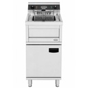 Elektro Friteuse aus Edelstahl, 1 x 12 L, 6 kW, 400 x 700 x 850 mm