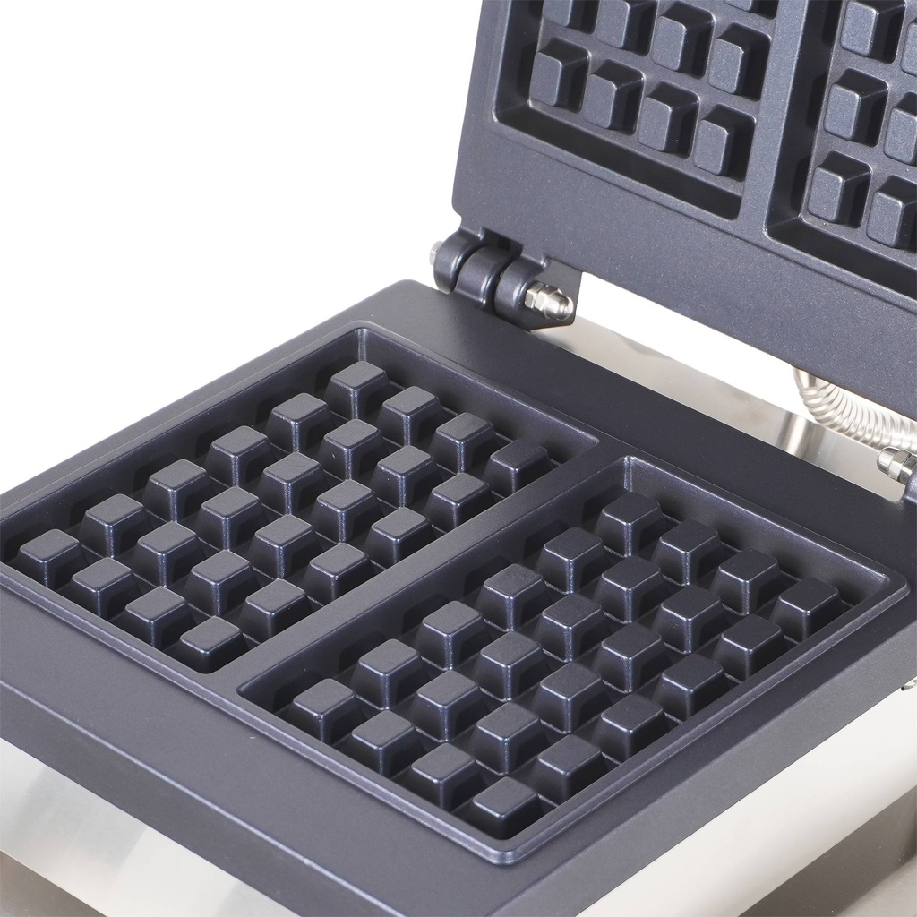Waffeleisen aus Edelstahl, 300 x 450 x 250 mm