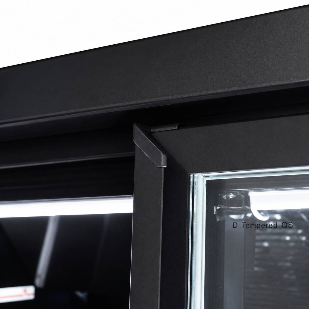 Kühlschrank 2, 1253 x 710 x 2003 mm, 1000 L, schwarz