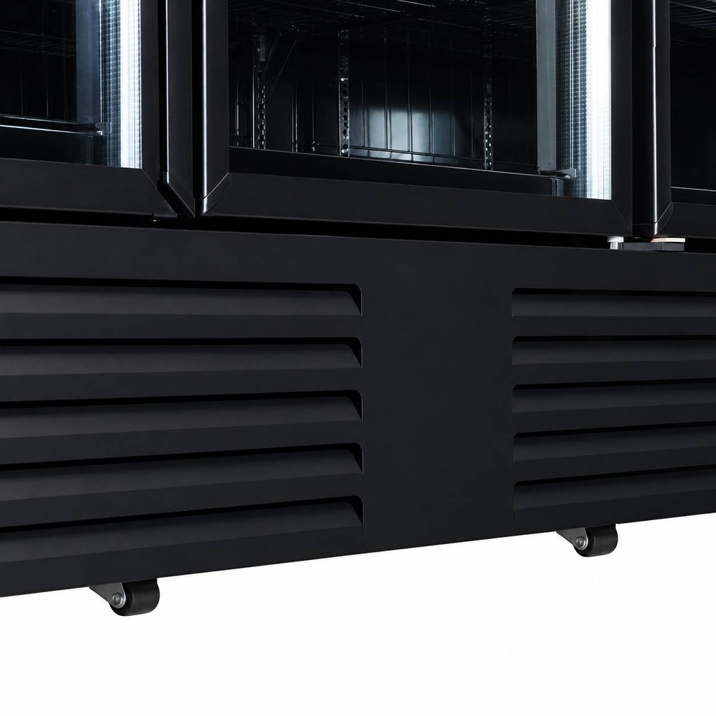 Kühlschrank 4, 2508 x 710 x 2003 mm, 2025 L, schwarz