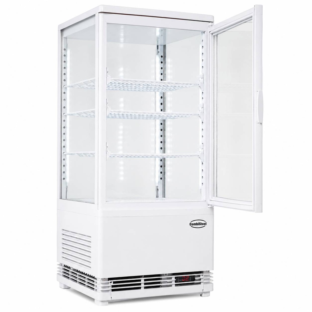 Kühlvitrine Weiss, 68 L, 428 x 386 x 885 mm, weiß
